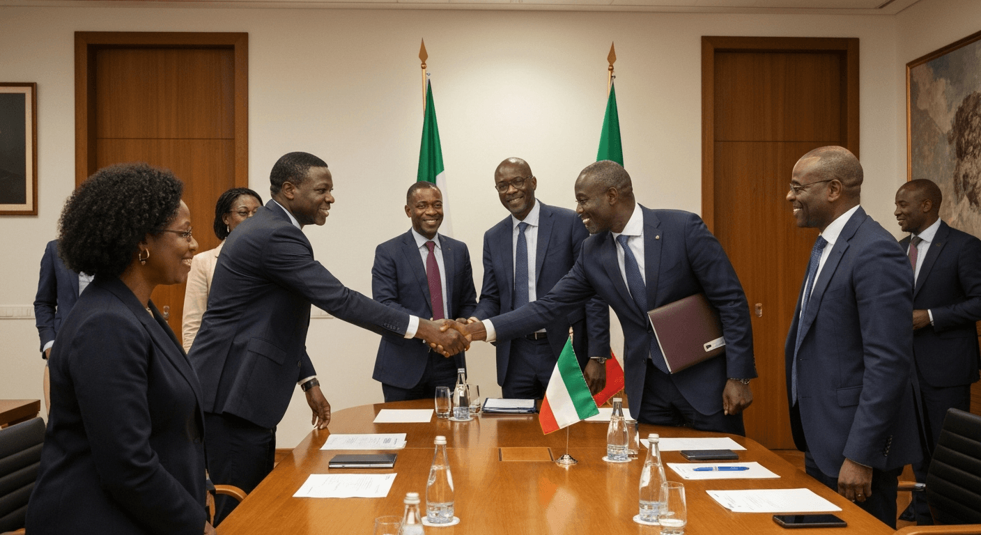 IL MINISTRO DEL CONGO VISITA LA CER DI MOLITERNO