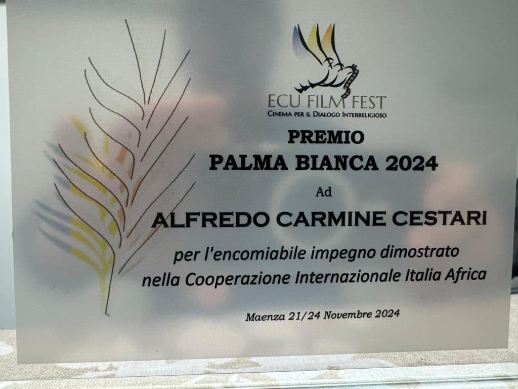 AD ALFREDO CESTARI IL PREMIO PALMA BIANCA EDIZIONE 2024